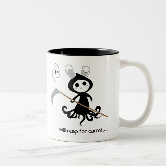 Tasse 2 Couleurs Lapin sinistre (Droit)