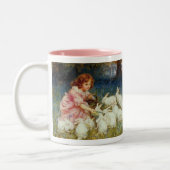 Tasse 2 Couleurs Lapins nourriciers (Gauche)