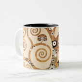 Tasse 2 Couleurs L'arbre de vie de Gustav Klimt (Devant gauche)
