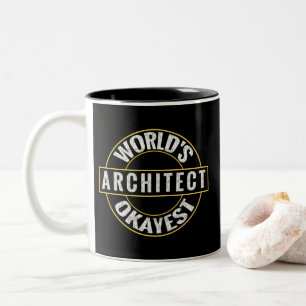 Tasse 2 Couleurs L'architecte le plus Okayest du monde