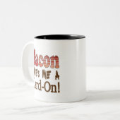 Tasse 2 Couleurs Lard de bacon (Devant gauche)