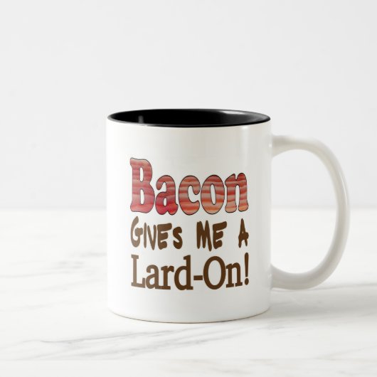 Tasse 2 Couleurs Lard de bacon (Droit)