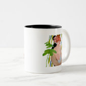 Tasse 2 Couleurs L'argent dans son esprit (Devant droit)