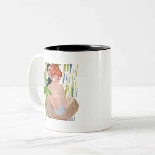 Tasse 2 Couleurs L'argent dans son esprit (Devant gauche)
