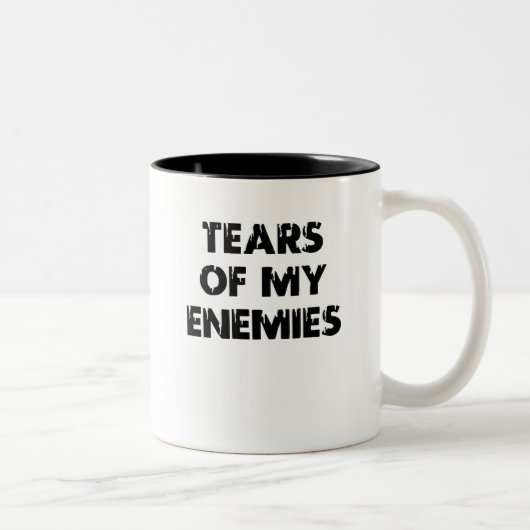 Tasse 2 Couleurs Larmes de mes ennemis - 01 (Droit)