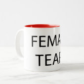 Tasse 2 Couleurs Larmes femelles (Devant gauche)