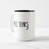 Tasse 2 Couleurs Larmes masculines (Devant gauche)