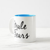 TASSE 2 COULEURS LARMES MASCULINES (Devant gauche)