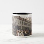 Tasse 2 Couleurs L'arrivée d'une diligence au terminus (Centre)