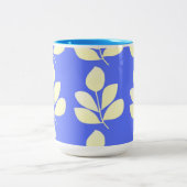 Tasse 2 Couleurs L'art abstrait feuille (Centre)