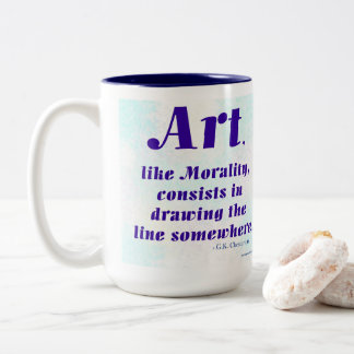 Tasse 2 Couleurs L'Art, Comme la Moralité, ...