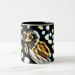 Tasse 2 Couleurs L'art de la chouette
