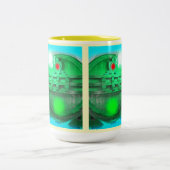 Tasse 2 Couleurs L'art des entrées de voûtes vertes (Centre)