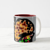 Tasse 2 Couleurs L'art des points d'écureuil (Devant droit)