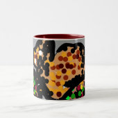 Tasse 2 Couleurs L'art des points d'écureuil (Centre)