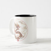 Tasse 2 Couleurs L'art dragon chinois (Devant gauche)