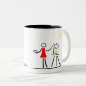 Tasse 2 Couleurs l'artiste (Devant droit)