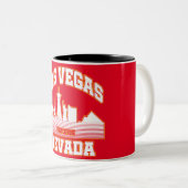 Tasse 2 Couleurs Las Vegas, Nevada (Devant droit)