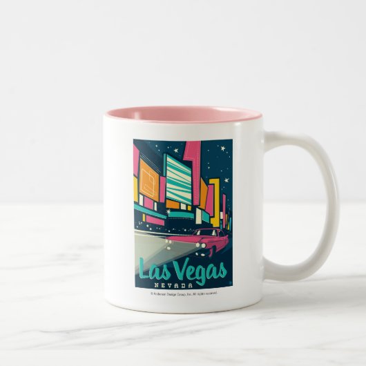 Tasse 2 Couleurs Las Vegas, NV (Droit)
