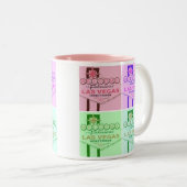 Tasse 2 Couleurs Las Vegas Retro (Devant droit)