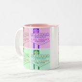 Tasse 2 Couleurs Las Vegas Retro (Devant gauche)