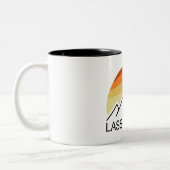 Tasse 2 Couleurs Lassen Peak California Retro (Gauche)