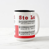 Tasse 2 Couleurs Lat de Sto ! Chanson (Devant droit)