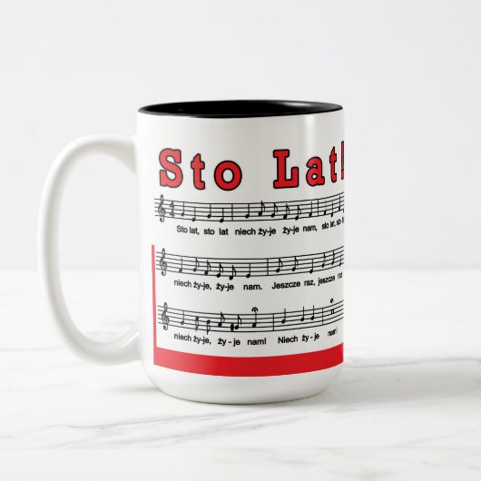 Tasse 2 Couleurs Lat de Sto ! Chanson (Gauche)