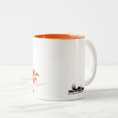 TASSE 2 COULEURS LATIN (Devant droit)