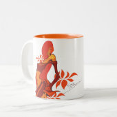 TASSE 2 COULEURS LATIN (Devant gauche)