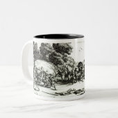 Tasse 2 Couleurs L'attaque sur la diligence (Devant gauche)