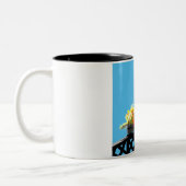 Tasse 2 Couleurs Lattice noir (Gauche)