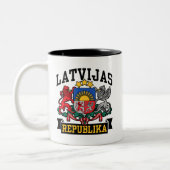 Tasse 2 Couleurs Latvijas Republika (Gauche)