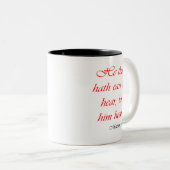 Tasse 2 Couleurs L'audition croit (Devant droit)