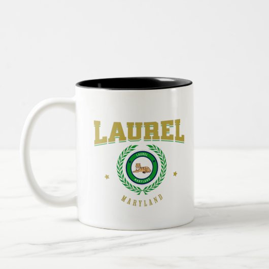 Tasse 2 Couleurs Laurel Maryland (Gauche)