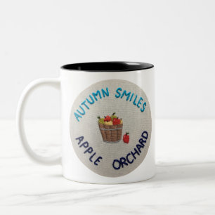 Tasse 2 Couleurs L'automne sourit Apple Orchard