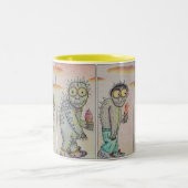 Tasse 2 Couleurs L'autre théorie de l'évolution (Centre)