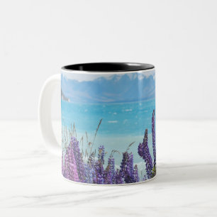 Tasse 2 Couleurs lavande sur le lac