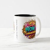 Tasse 2 Couleurs "L'avenir en tête" (Devant droit)