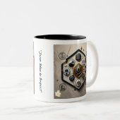Tasse 2 Couleurs "L'avenir est doré" (Devant droit)