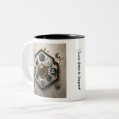 Tasse 2 Couleurs "L'avenir est doré" (Devant gauche)