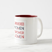 Tasse 2 Couleurs L'avenir est féminin (Devant droit)