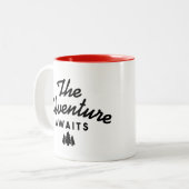 Tasse 2 Couleurs L'aventure vous attend (Devant gauche)