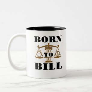 Tasse 2 Couleurs L'avocat né de Bill