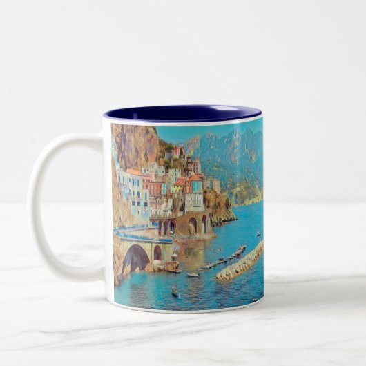 Tasse 2 Couleurs ldp ATRANI - Côte d'Amalfi - (Gauche)