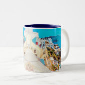 Tasse 2 Couleurs ldp SANTORINI - panorama - (Devant droit)