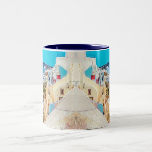 Tasse 2 Couleurs ldp SANTORINI - panorama - (Centre)