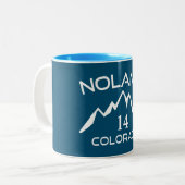 Tasse 2 Couleurs Le 14 Colorado de Nolan (Devant gauche)