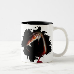 Tasse 2 Couleurs Le baiser de la mort d'un vampire