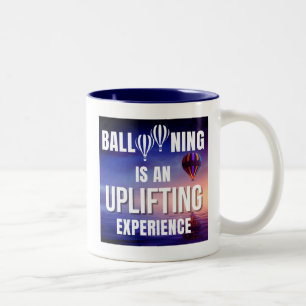 Tasse 2 Couleurs Le ballonnement est une expérience enrichissante